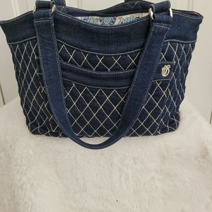 Vera Bradley Denim shoulder bag